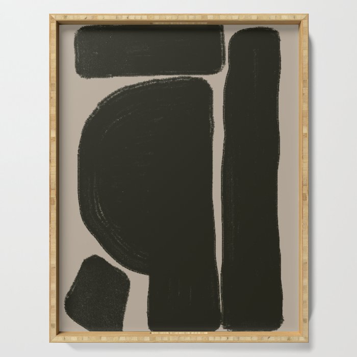 Organic Trendy Shapes Serving Tray Gallery Image 1