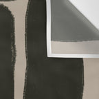 Organic Trendy Shapes Wall Tapestry Gallery Image 3