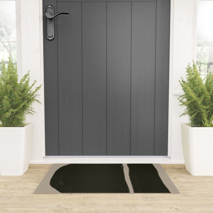 Organic Trendy Shapes Welcome Mat Gallery Image 3