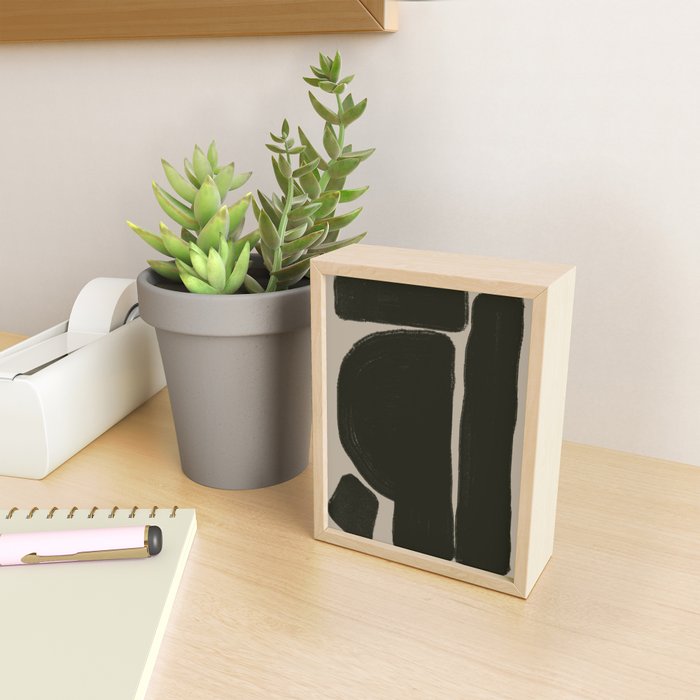 Organic Trendy Shapes Mini Art Print Gallery Image 2