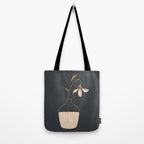 Minimal Abstract Art Vase Flower 3 Tote Bag Gallery Image 2