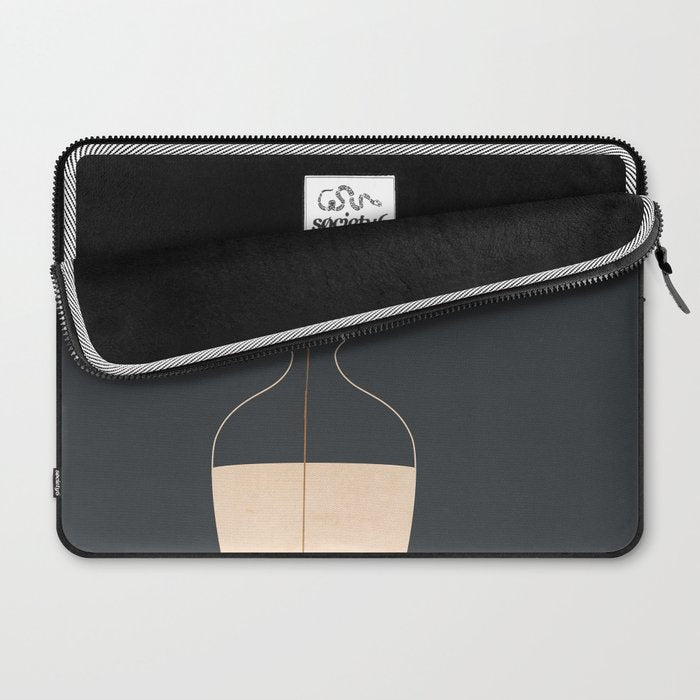 Minimal Abstract Art Vase Flower 3 Laptop Sleeve Gallery Image 2