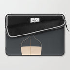 Minimal Abstract Art Vase Flower 3 Laptop Sleeve Gallery Image 2