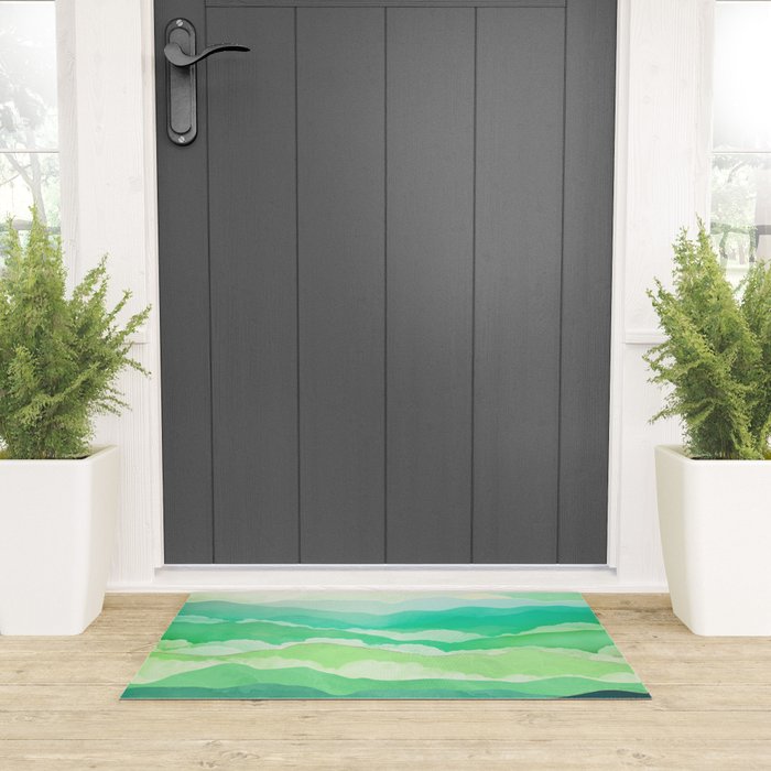 Emerald Spring Welcome Mat Gallery Image 3