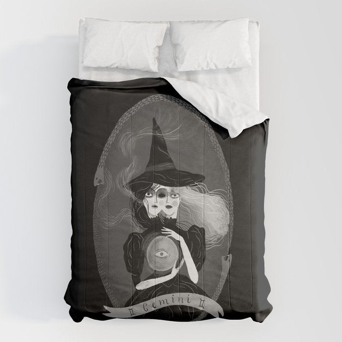 Gemini Witchy Zodiac Comforter Gallery Image 6