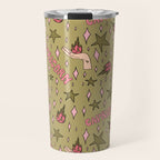 Capricorn Dragon Fruit Print Travel Mug Gallery Image 1