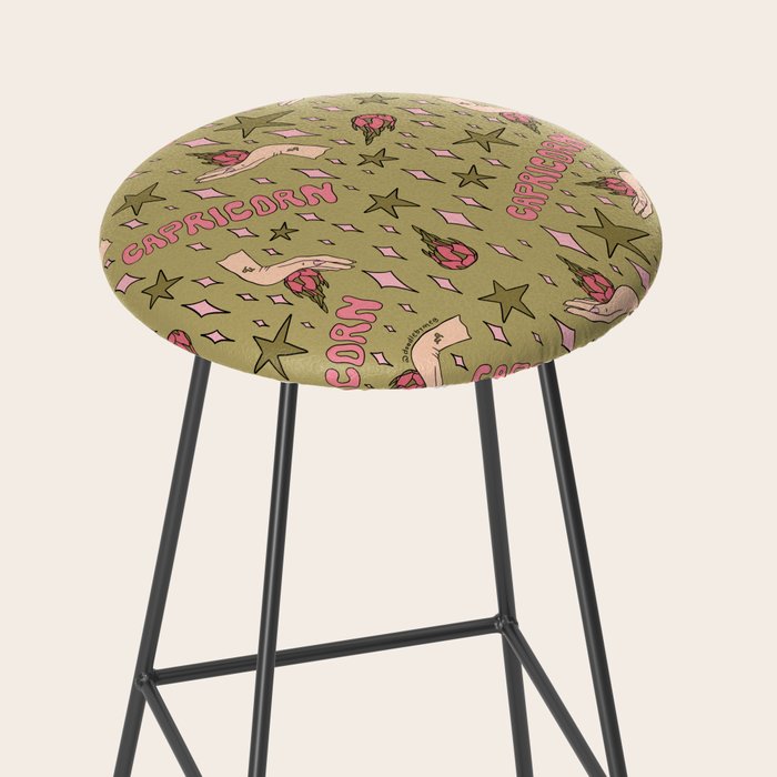 Capricorn Dragon Fruit Print Stool Gallery Image 2