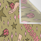 Capricorn Dragon Fruit Print Wall Tapestry Gallery Image 3