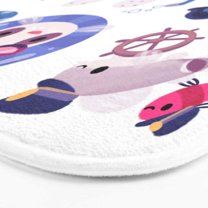 Cory cats on voyage Bath Mat Gallery Image 3