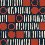 Red & Blue Hand-drawn Pattern #2 Coffee Mug Gallery Image 2