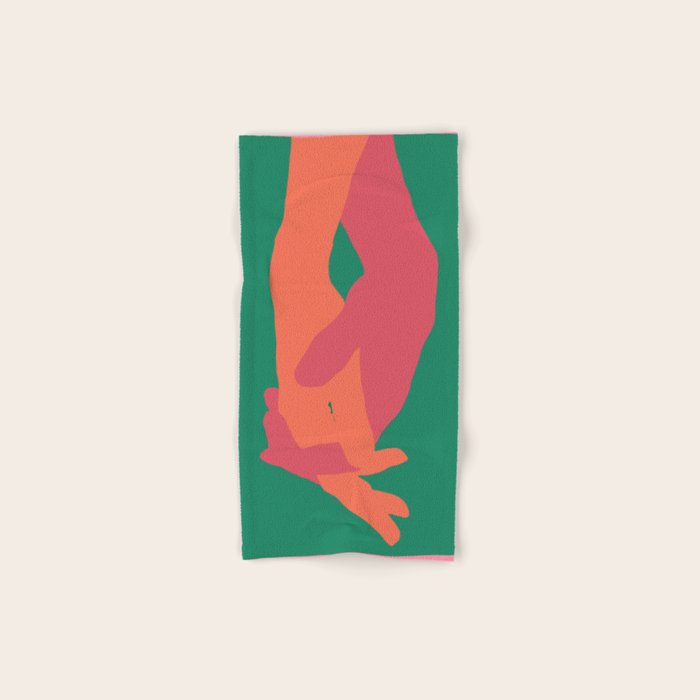 Holding Hands 3 Bath Towel Gallery Image 1