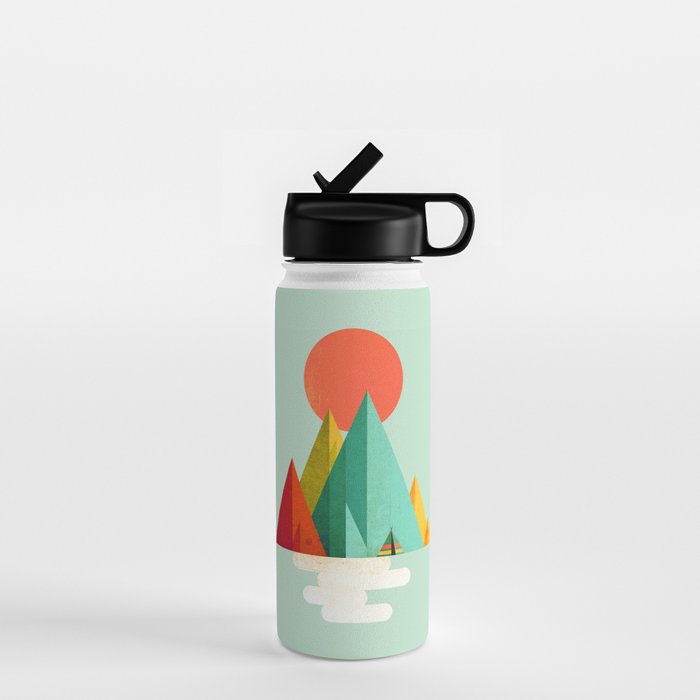 Little Geometric Tipi Water Bottle Gallery Image 1