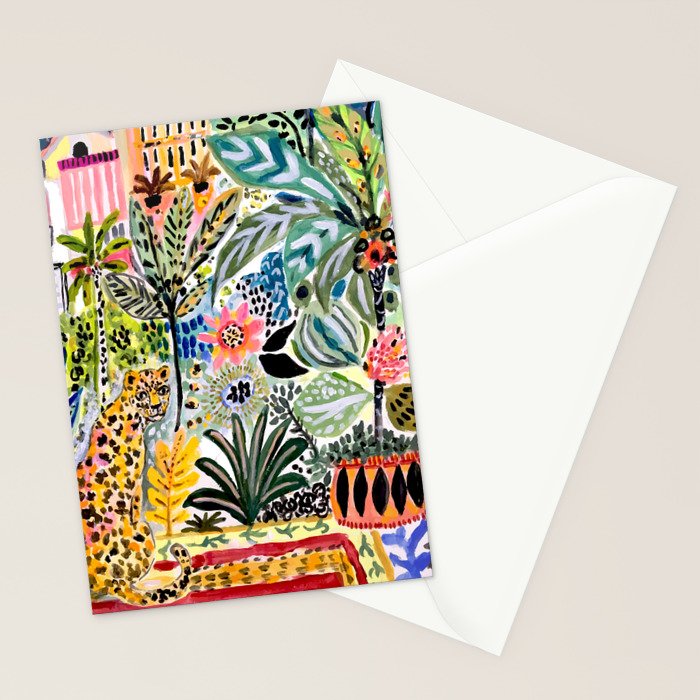Karen Fields Tiger in the City Stationery Card Gallery Image 2