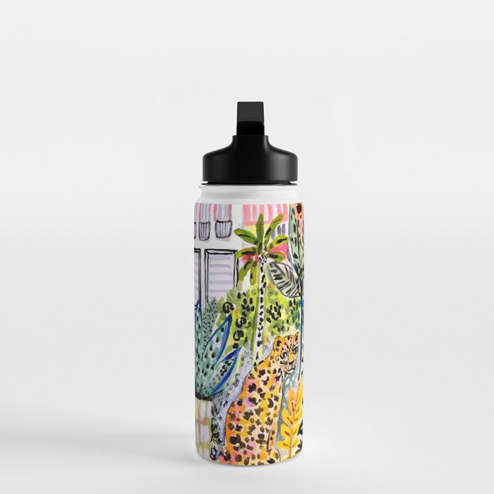 Karen Fields Tiger in the City Water Bottle Gallery Image 3