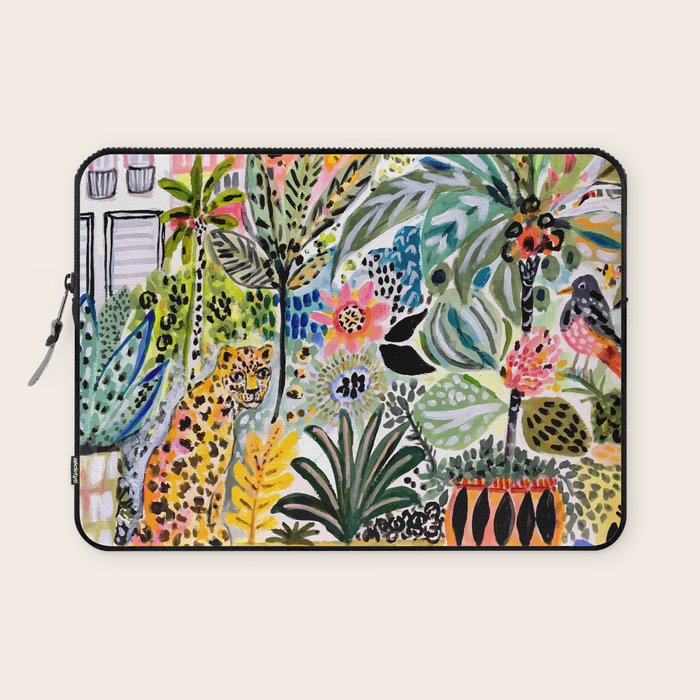 Karen Fields Tiger in the City Laptop Sleeve Gallery Image 1