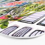 Karen Fields Tiger in the City Bath Mat Gallery Image 3
