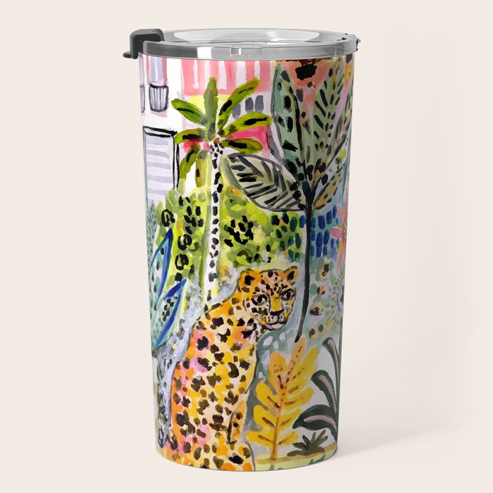 Karen Fields Tiger in the City Travel Mug Gallery Image 3