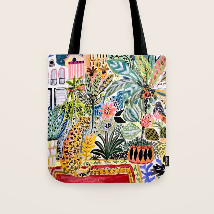 Karen Fields Tiger in the City Tote Bag Gallery Image 1