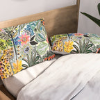 Karen Fields Tiger in the City Pillow Sham Gallery Image 2