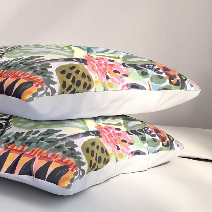 Karen Fields Tiger in the City Pillow Sham Gallery Image 3