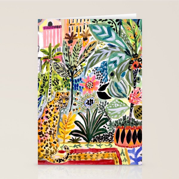 Karen Fields Tiger in the City Stationery Card Gallery Image 2