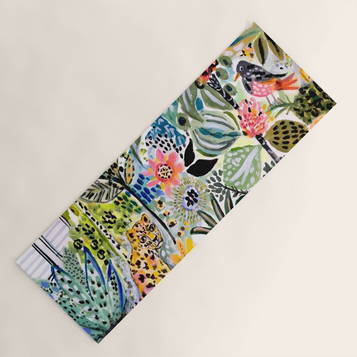 Karen Fields Tiger in the City Yoga Mat Gallery Image 1
