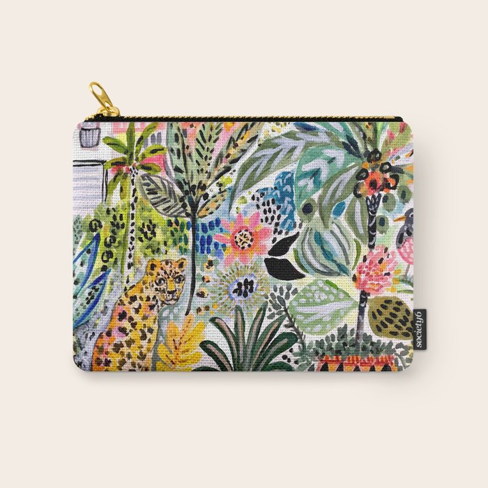 Karen Fields Tiger in the City Carry All Pouch Gallery Image 1