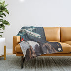 RetroVoyager Throw Blanket Gallery Image 1