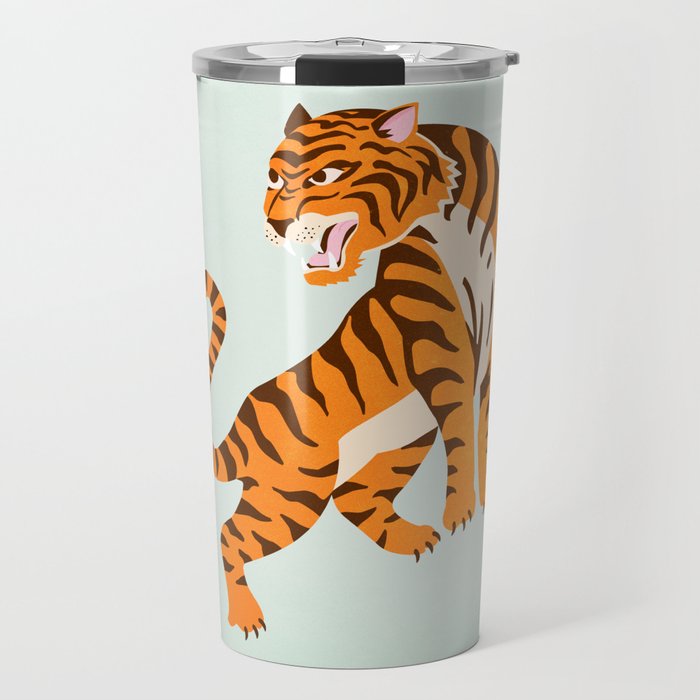 The Roar: Orange Tiger Edition Travel Mug Gallery Image 1