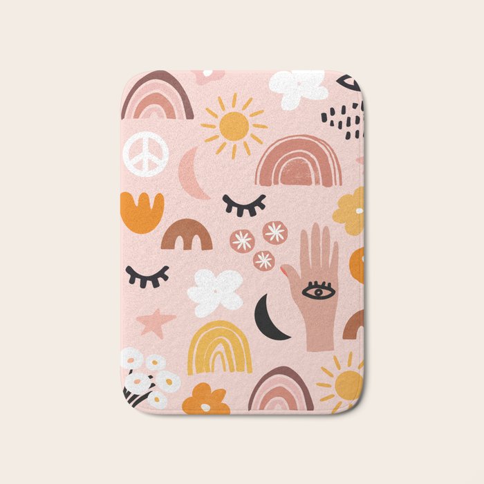 Boho mystic Bath Mat Gallery Image 1