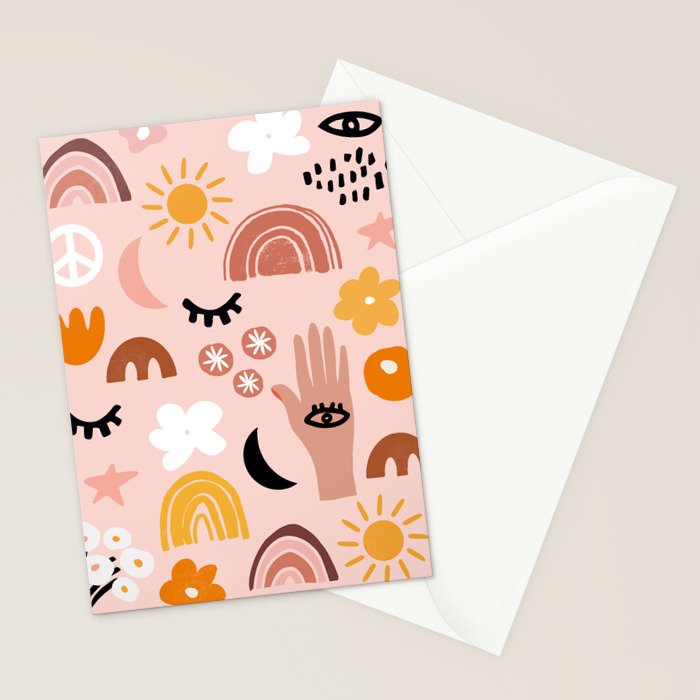 Boho mystic Stationery Card Gallery Image 2