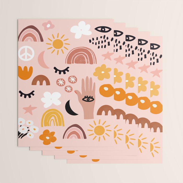 Boho mystic Wrapping Paper Gallery Image 3