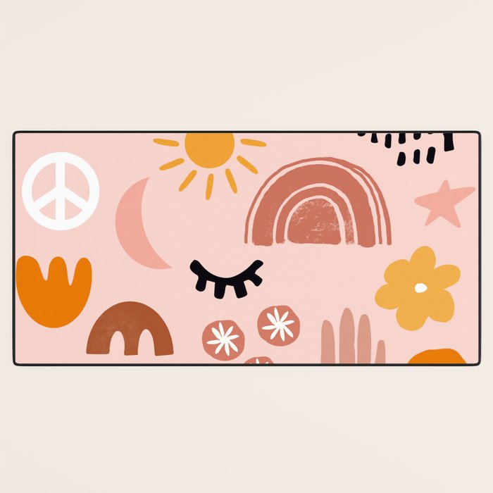 Boho mystic Desk Mat Gallery Image 3