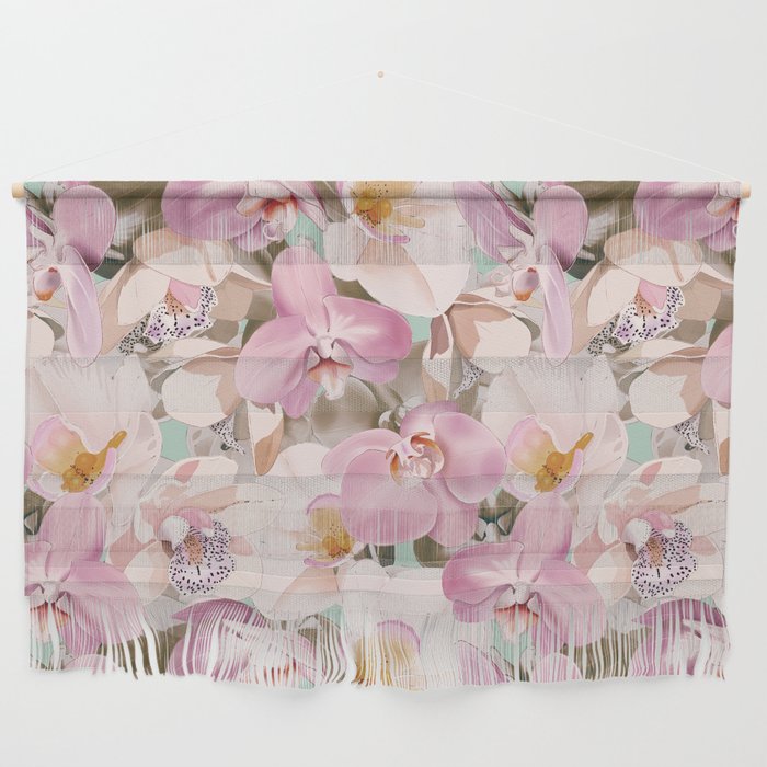 Lush Pink Tropical Flowers I Wall Hanging Gallery Image 1