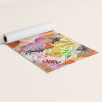 flowered Yoga Mat Gallery Image 2