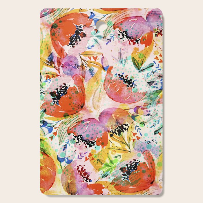 flowered Cutting Board Gallery Image 1