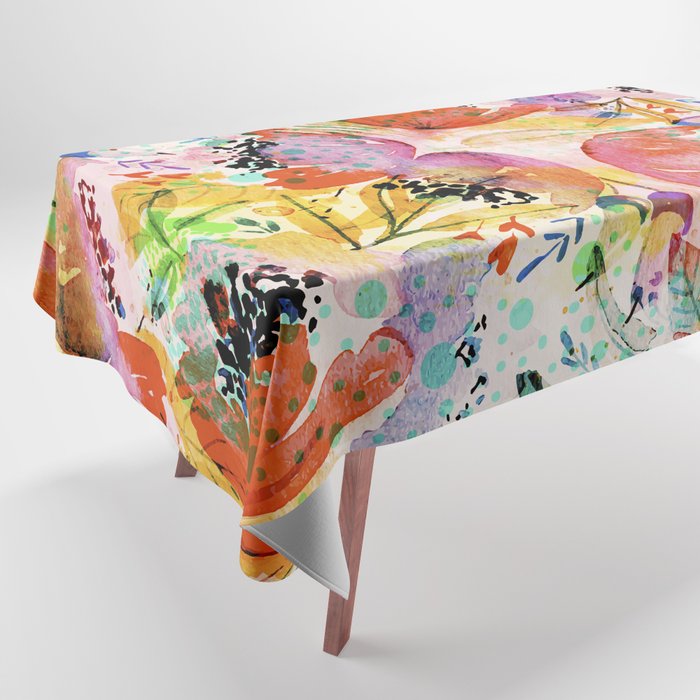 flowered Tablecloth Gallery Image 1