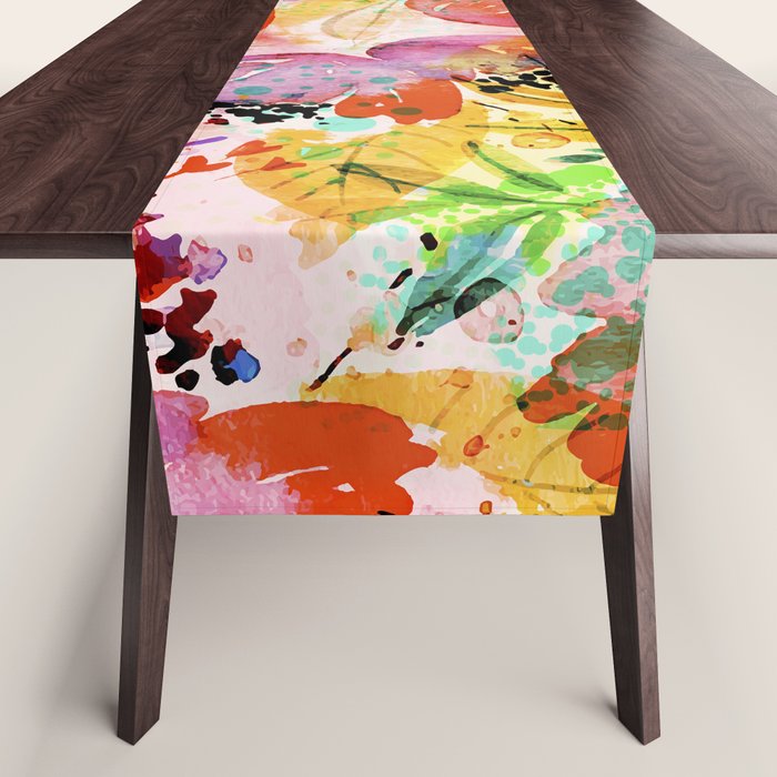 flowered Table Runner Gallery Image 1
