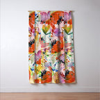 flowered Window Curtain Gallery Image 3