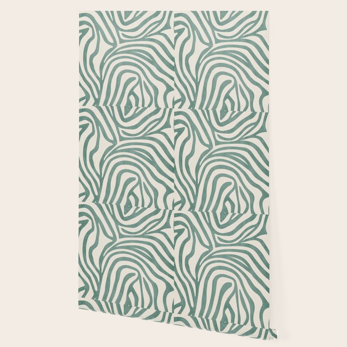 Green Abstract Modern Pattern Artwork Wallpaper Gallery Image 2