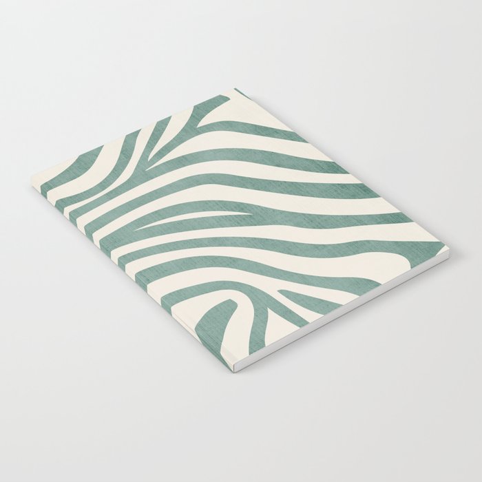 Green Abstract Modern Pattern Artwork Notebook Gallery Image 2