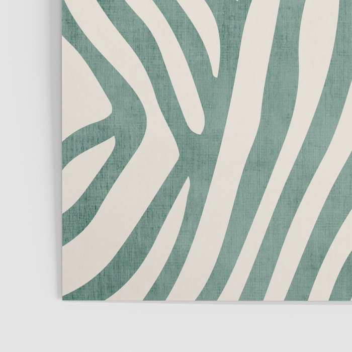 Green Abstract Modern Pattern Artwork Poster Gallery Image 3