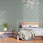 Green Abstract Modern Pattern Artwork Wallpaper Gallery Image 3