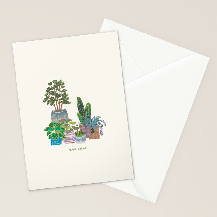 plant lover T2 Stationery Card Gallery Image 2