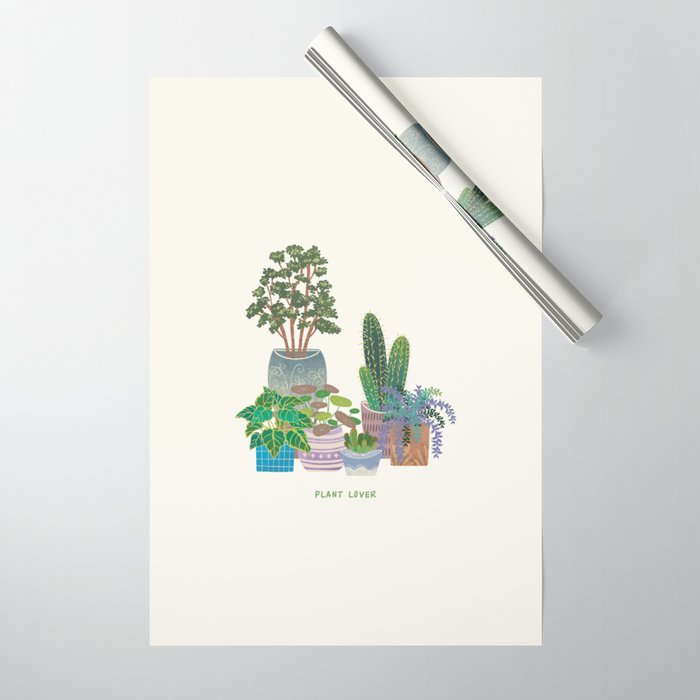 plant lover T2 Wrapping Paper Gallery Image 1
