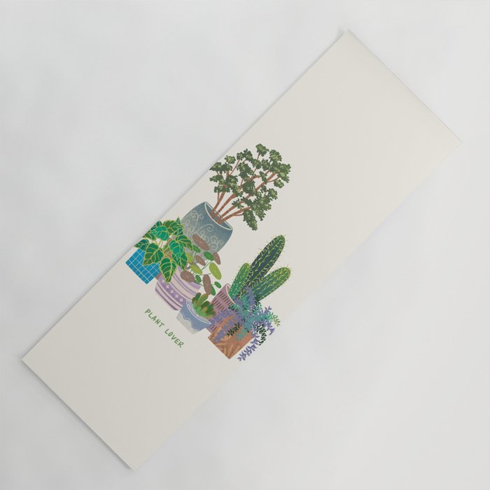 plant lover T2 Yoga Mat Gallery Image 1