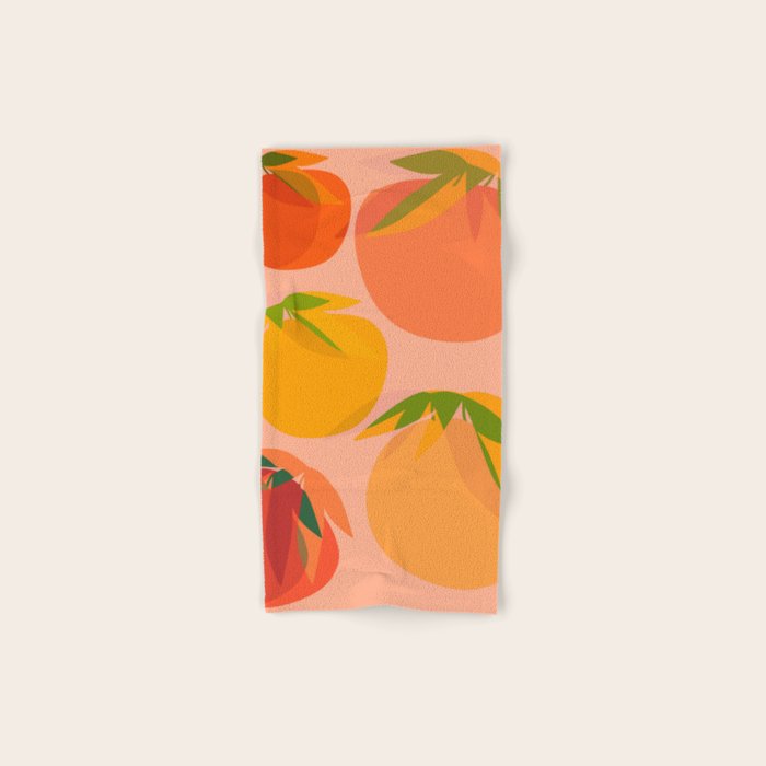 Spring Citrus #3 - Modern Art Print Bath Towel Gallery Image 1