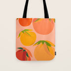 Spring Citrus #3 - Modern Art Print Tote Bag Gallery Image 1