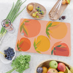 Spring Citrus #3 - Modern Art Print Cutting Board Gallery Image 2