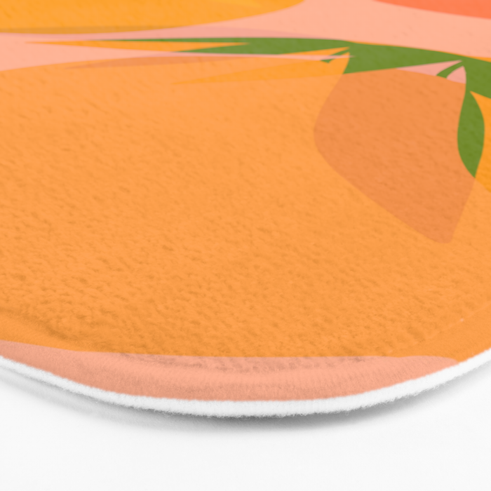 Spring Citrus #3 - Modern Art Print Bath Mat Gallery Image 3